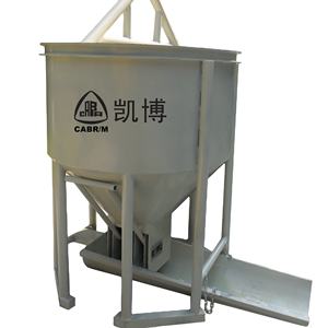 Bac à béton suspendu avec structure compacte, <span class=keywords><strong>seau</strong></span> à béton pour chariot élévateur, bac à béton, bac à béton - Product Image 1