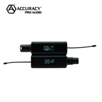Sistema de Micrófono Inalámbrico de Alta Resolución con Transmisor y Receptor XLR Inalámbrico UHF-MTU013 de Accuracy Pro Audio