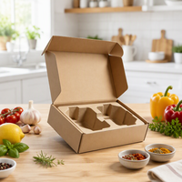 Boîtes d'expédition pour vêtements e-commerce en matériaux recyclés avec pelliculage mat pour portefeuilles et formes personnalisées