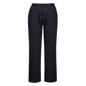 PORTWEST - C071BKRL Rachel chefs de mujer pantalón negro-EAN 5036108276134 CHEFS AND FOOD INDUSTRY WORKWEAR - Product Image 1