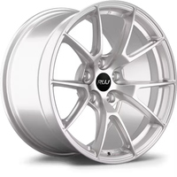 Jantes en alliage forgé RUJ Custom Apex VS5RS Bruhsed Silver 17 18 19 20 pouces 5*114.3 5*120 pour BMW F30 E36 E46 Toyota Ford Mustang