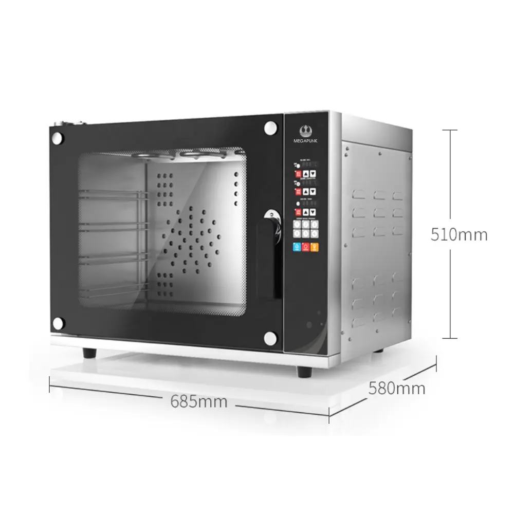 Commerciële Brood Snack Machines Bakkerij Apparatuur Prijzen Dubbele Dek Oven Bakkerij 2 Dek Convectie Oven Voor Bakken Elektrische