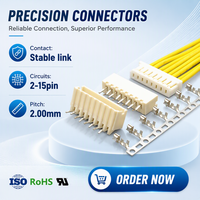 Harnais pour appareils électroménagers sur mesure, connecteur fil-circuit 2,0 mm, équivalent Molex MicroBlade, assortiment de 2 à 15 broches