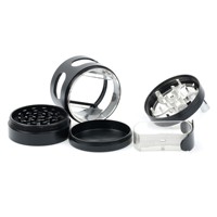 Accessoires pour fumeurs en gros Meuleuses pratiques avec logo personnalisé Conception meuleuse de haute qualité