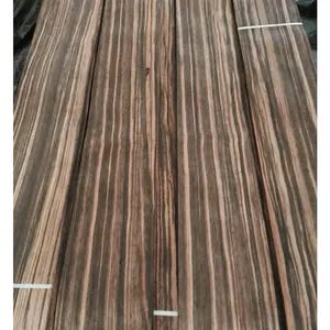 Custom Fashion Wood Veneer Sheet Ebony 0.1mm Natural Wood Veneer Amara Ebony Wood Veneer