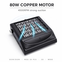Collecteur de poussière grande capacité, facile à nettoyer, surface de travail ergonomique pour les techniciennes en onomédiatrie