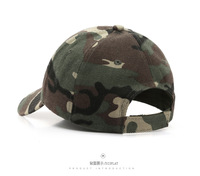 Gorra de Béisbol con Camuflaje Digital Personalizado, para Campismo, Caza, Táctica, con Visera Curva, Ajustable, de Algodón, para Hombre y Mujer, al por Mayor