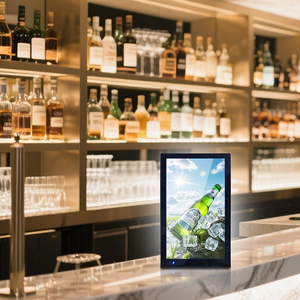 Bán buôn 12hrs pin-Powered 13.3inch bảng Top quảng cáo hiển thị LCD Màn hình máy tính để bàn <span class=keywords><strong>kiosk</strong></span> đứng - Product Image 1