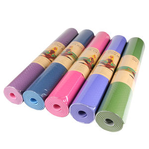 Esterilla de yoga TPE de doble capa ecológica de 6mm y 8mm de grosor con función de ejercicio antideslizante - Product Image 2