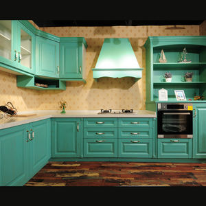 현대 미국식 주방 가구 캐비닛 맞춤 디자인 나무 맞춤 색상 소형 쉐이커 캐비닛 주방 캐비닛 제조업체 - Product Image 5