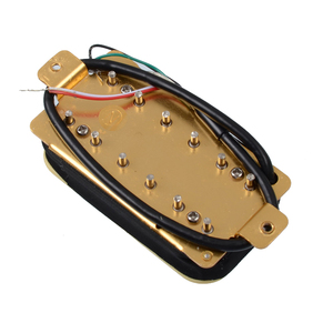 Một Bộ 6 dây đàn Guitar điện pickups Humbucker kép trong dòng có thể điều chỉnh 12pcs Hex vít Pickup ngà & Đen - Product Image 4