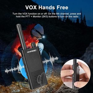 Talkie-walkie T26, portée longue distance 0-3 km, batterie Li-ion rechargeable, 16 canaux FRS, fréquence VHF, 3G POC, résistant à l'eau IPX-2 - Product Image 6