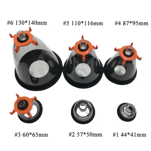 Cono Transparente de PVC para Clínica <span class=keywords><strong>Veterinaria</strong></span>, Máscara de Anestesia para Mascotas, 6 Piezas por Juego con Tubos para Perros - Product Image 6