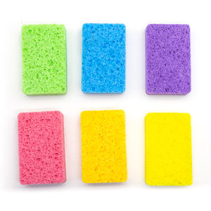 Esponja de Limpieza de Cocina Comprimida, Ecológica y Biodegradable, Hecha de Pulpa de Madera, Algodón y Celulosa - Product Image 4