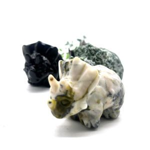 Scultura all'ingrosso <span class=keywords><strong>di</strong></span> dinosauro <span class=keywords><strong>di</strong></span> cristallo <span class=keywords><strong>di</strong></span> pietra naturale all'ingrosso per la decorazione domestica e il regalo - Product Image 2