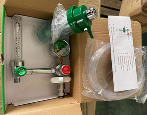 Regulador de oxígeno médico con botella humidificadora para cilindro de oxígeno tipo Bull Nose - Product Image 5