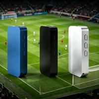 Adaptateur USB-C portable en alliage d'aluminium DAC/AMP pour les fans de football, 32 bits/768 kHz, égaliseur APP, faible distorsion, amélioration de la clarté audio des matchs en direct