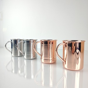 Taza Moscow Mule de Acero Inoxidable 304 con Logotipo Personalizado, Taza de Café con Asa, Ideal para Reuniones Familiares y la Oficina - Product Image 5
