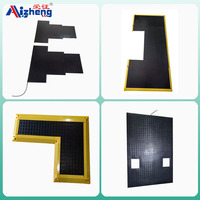 Industrielle Sicherheitsmatten mit Signalausgang, Sicherheitsunterlage, Garagentor-Dichtung, IP65, 24V, 2NO, 4,5mm Erfassungsdicke
