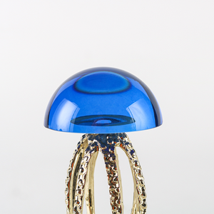 Medusas azules, decoración de Metal de lujo, diseño Art Deco para el hogar, oficina o habitación, adornos, Knick-Knacks - Product Image 4