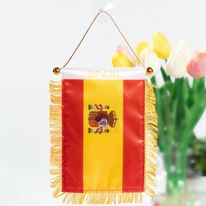 Bandera americana personalizada con manivela para el Día DE LA Independencia FlFA Mini Bandera Nacional recuerdo personalizado con pedido personalizado - Product Image 3