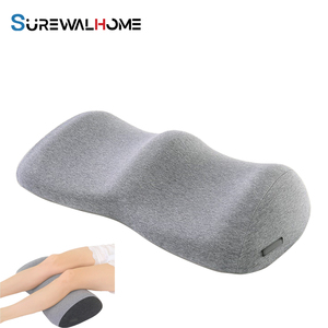SUREWALHOME Oreiller de genou en mousse à mémoire de forme pour le sommeil du dos Grand oreiller de <span class=keywords><strong>traversin</strong></span> pour les jambes, oreiller sous le genou pour <span class=keywords><strong>dormir</strong></span> sur le dos - Product Image 1