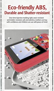 กล่องของขวัญบรรจุเครื่องเล่นเกมพกพาสไตล์เรโทร พร้อมพอร์ตชาร์จเร็ว USB  ตัวเครื่องกันฝุ่น อุปกรณ์เล่นเกมคลาสสิกสำหรับของขวัญวันหยุด - Product Image 2