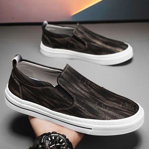Chaussures d'été pour hommes - Nouveau style, chaussures en toile respirantes, tendance et polyvalentes, chaussures plates en tissu à enfiler - Product Image 4