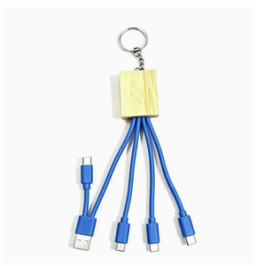 Câble de charge multifonctionnel pour porte-clés avec double entrée (<span class=keywords><strong>USB</strong></span> + Type-C), câble de charge rapide tout-en-un 3-en-1 / 4-en-1 / 6-en-1 - Product Image 5