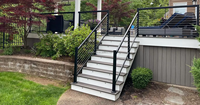 Reilbu Balustrade de terrasse moderne en acier inoxydable avec câble pour l'intérieur de la maison