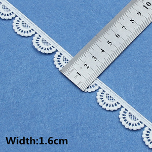 Factory <strong>Wholesale</strong> White Cotton Embroidered <strong>Lace</strong> Trim Ribbons <strong>Fabric</strong> for Craft Materials Clothes Home Decoration - Product Image 6