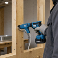 Visseuse automatique sans fil professionnelle industrielle et DIY, alimentée par batterie, pour applications de construction, de menuiserie et de cloisons sèches