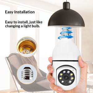 Telecamera di Sicurezza A6 a Forma di Lampadina, Rotazione, Controllo Vocale Remoto, Visione Notturna a Infrarossi ad Alta Definizione - Product Image 3