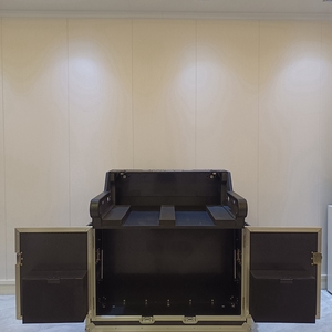 Estuche de Transporte de Aluminio y Madera Contrachapada Negra TM con <span class=keywords><strong>Ruedas</strong></span> Resistentes para Mezcladora <span class=keywords><strong>Midas</strong></span> M32, Ideal para Alquiler de Equipos de Audio - Product Image 4