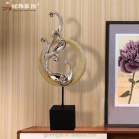 2023 table artisanat résine matériel oiseau paon figurine moderne paon Statue trophée décor à la maison