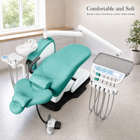 Fauteuil dentaire ergonomique à position synchronisée, design moderne pour jeunes, modèle TS-6830, pour usage en clinique (jeunesse et standard)