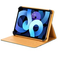 Étui à rabat universel en cuir mince pour iPad 10 11th 10.9 INCH/IPad Air 6 7/ Pro 11 2024/Galaxy Tab S9 A9