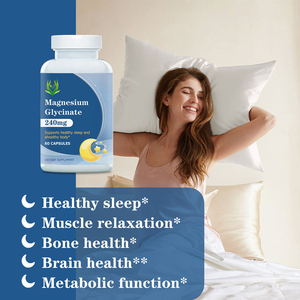 Capsules de glycinate de magnésium personnalisées : favorisent un sommeil sain, une relaxation musculaire et une meilleure santé osseuse - Product Image 4