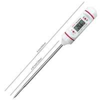 Thermomètre à viande BBQ à lecture numérique intelligente Instrument de température de cuisson de cuisine en plastique étanche