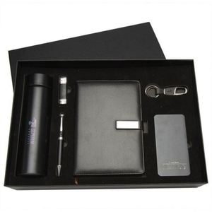 Custom Holiday Corporate Vacuum Flask Notebook <b>Set</b> Metal Pen Usb Card Holder Keychain Promotional Business <b>Gift</b> <b>Set</b> - Product Image 1