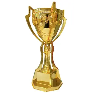 Disesuaikan kualitas tinggi 3d logam berlapis emas piala penghargaan Piala souvenir 3d layanan cetak
