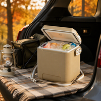 Glacière Moderne Écologique 10L Couleur Personnalisable pour le Camping, le Stockage de Canettes et de Vin avec Rétention de Glace de 24h