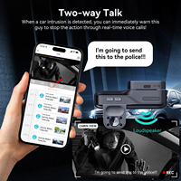 ADINKAM Enregistreur vidéo de voiture 4G WiFi avec GPS, double objectif 1080P, surveillance en direct à distance, dashcam, enregistreur vidéo, surveillance de stationnement, radar de surveillance