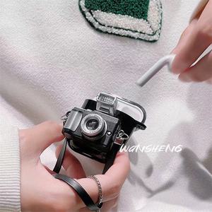 Étui pour casque d'appareil photo rétro en TPU <span class=keywords><strong>de</strong></span> luxe adapté aux <span class=keywords><strong>AirPods</strong></span> 1 <span class=keywords><strong>2</strong></span> 3 4 génération étui <span class=keywords><strong>de</strong></span> <span class=keywords><strong>protection</strong></span> pour casque créatif personnalisé - Product Image 4