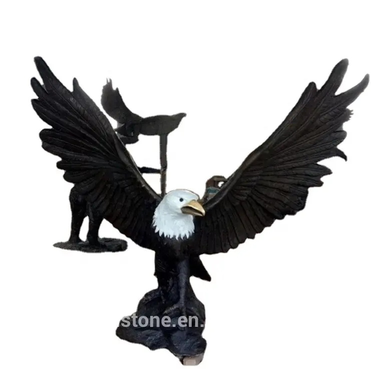 Gegoten brons eagle <span class=keywords><strong>kleine</strong></span> dier standbeelden