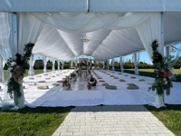 Tente de rêve de mariage blanc pur-Tente exquise à vendre Tente de fête pour événements en plein air