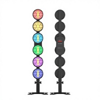 Projecteur de scène LED rétro vintage 300W RGB COB à effet flash linéaire pour église, mariage, fête avec contrôle DMX512 IP44