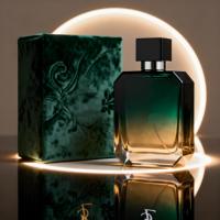Elegant Perfume Bottles Travel Size Perfume Bottle Gradient Mini Empty Perfume Bottle with Box Packaging