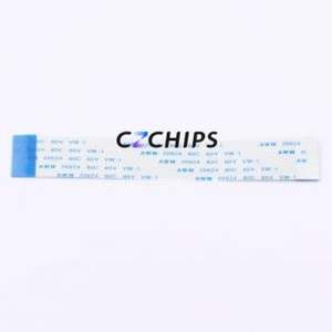 HX FFC-1.0-16P-100mm F FFC Cable (Flexible Flat Cable) P=1mm Connector 16P 1mm 0.3mm Reverse - Product Image 1