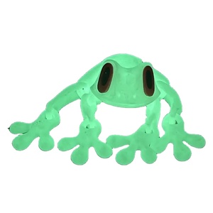 Décoration de bureau personnalisée en PLA imprimé en 3D, grenouille des bois aux yeux rouges, collection de statues d'animaux - Product Image 2